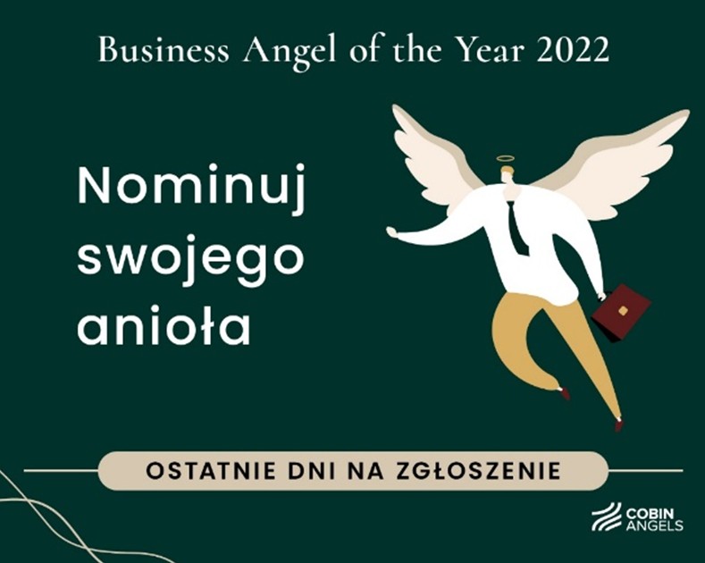Konkurs Business Angel of the Year 2022 - Trwają ostatnie dni przyjmowania zgłoszeń